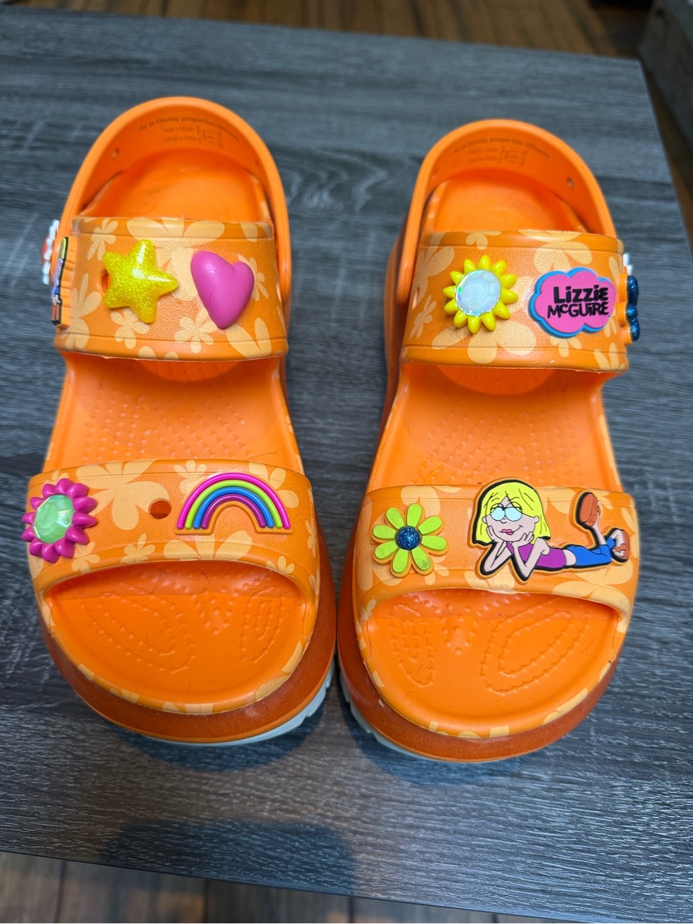 Lizzie McGuire Crocs - Size 8